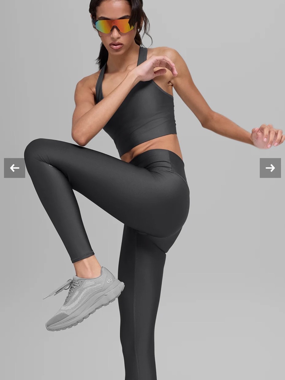 7/8 High-Waist Airlift Legging in Arthracite